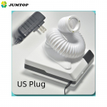 Hambaravi tolmuimeja LED-valgustusega, tolmukoguja hambaravilabori jaoks, hammaste poleerimiseks, kaasaskantav tolmuimeja hambaraviks US Plug valge