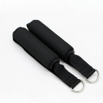 1 paar triitsepsi trossi kaabli kinnituse k&auml;epideme takistus j&otilde;usaali treeningrihm D-r&otilde;ngas vedrut&otilde;mmatav k&ouml;is trossraud elastne n&ouml;&ouml;r must