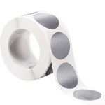 300 tk/rull &Uuml;mmargused h&otilde;bedased &auml;rakraabitavad kleebised 1-tollised kraabitavad sildid peotegevuseks m&otilde;eldud kleebis, eelistab kirjatarvete kleebist 300pcs a roll