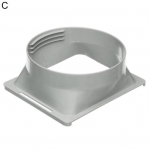 Purunematu plastik Usaldusv&auml;&auml;rne ja h&otilde;lpsasti kasutatav kanali kaasaskantav &otilde;hukonditsioneeri &uuml;henduspistik D