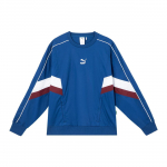 Puma Archive Pack Tikitud logoga &uuml;mmarguse kaelusega sviiter Unisex Topid Sinine 622781-67 XS