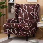 Wingback Tooli kate 2 t&uuml;kki/komplekt Stretch diivani kate Tugitooli kate Diivan m&ouml;&ouml;blikaitse elastne p&otilde;hi elutuppa 1-seater