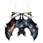 Halloweeni nahkhiire akr&uuml;&uuml;lakna rippuv gooti nahkhiire rippuv ornament Nahkhiire riidepuu ripats &Otilde;udne nahkhiire sisekujundus Kodu auto ornament 9cm A