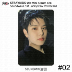 Stray Kidsi 9. minialbum ATE Soundwave 1. Lucky Draw fotokaart Polaroid Seungmin - Photocard #2