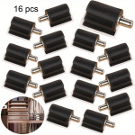 16 tk M&ouml;&ouml;blikapp Kapp kronsteini tihvtid plank plastikust tugiklamber Nukk &Uuml;hendusriistvara Kinnitustarvikud 3 &uuml;hes kronsteini riistvara