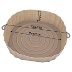 Paks silikoonist &otilde;hufrit&uuml;&uuml;ri ahju k&uuml;psetusplaat pitsa, praetud kana jaoks, &otilde;hufrit&uuml;&uuml;ri silikoonkorv, korduvkasutatav &otilde;hufrit&uuml;&uuml;ri pannivooder, tarvikud