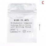 Hambaravi materjalid Suu hambaravi seadmed Ortodontilised kruvid 1.4*10mm