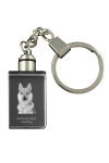 Czechoslovakian Wolfdog, Czechoslovak Vlcak - Crystal key ring with dog photo, illuminated key ring, unique gift by Art-Dog brand