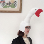 Armas pl&uuml;&uuml;sist naljakas hanekujuline m&uuml;ts t&auml;iskasvanutele m&otilde;eldud lastele Halloweeni peo cosplay loomade kapuutsiga m&uuml;ts, soe talvekost&uuml;&uuml;m