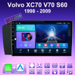 2 DIN Android Carplay autoraadio Volvo XC70 V70 S60 jaoks 1998&ndash;2009 Multimeediumipleieri peaseade Stereo GPS Navigatsioon BT WIFI 2+32GB 2+32GB