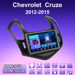 2 DIN Android Carplay autoraadio Chevrolet Cruze 2012-2015 multimeediumipleieri peakomplekti stereo-GPS-i navigatsioonis&uuml;steemi jaoks BT WIFI 4+64GB 1+16GB