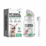 Hammaste puhastuspulber koertele, hambapulber koertele, pulber lemmikloomadele, koerte hingamisv&auml;rskendaja, kattu ja hambakivi v&auml;hendav pulber. One Size