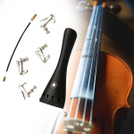 Metal Violin Tailpiece, Ebony Wood Tailpiece Luthier Supply, String Instruments Easy to