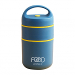 Isolatsiooniga l&otilde;unakarp Kahekihilised toidun&otilde;ud Lekkekindel Kaasaskantav Roostevabast terasest Multifunktsionaalne P&otilde;letuskindel lastele t&auml;iskasvanutele tumesinine v&auml;rv