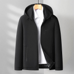 Kevadine ja s&uuml;gisene uus jope Noorte ja keskealiste meeste vabaaja jope &otilde;huke kapuutsiga jakk Meeste riided L