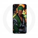 Coque Maniacase pour Samsung Galaxy A50 One piece Zoro manga anime 3D art