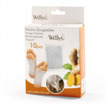 SHOP-STORY - GINPATCH : Pack de 10 Patchs Plantaires D&eacute;toxifiants et Vivifiants au Gingembre et Bambou