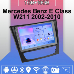 Android Carplay autoraadio Mercedes Benz E klass W211 2002-2010 multimeediumipleieri peakomplekt stereo GPS-navigatsioon BT WIFI 2+32GB 1+16GB