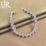 925 naelsterlingit h&otilde;bedast viinamarjahelmestest k&auml;ev&otilde;ru Moodsad pulmaehted 20CM