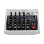 MIX-400 professionaalne 6-kanaliline helimikseri mikseripult 3-ribaline EQ koos Reverb Delay efektidega +48V AU Plug