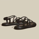 Moodsad paksu tallaga naiste sandaalid 2024. aasta uued suvised pehme tallaga k&otilde;rgendatud vabaaja Rooma sandaalid v&auml;ikesed naiste kingad Sandalias Mujer sandaal 35 valge