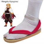 Mood Kuum Anime Deemonitapja Kimetsu No Yaiba Cosplay Aksessuaarid Kamado Nezuko Cosplay Puukingad Kimono pl&auml;tud Geta Sussid Kingad 42-43 punane