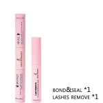 Ripsmete liim ja tihendaja 10ml &Uuml;ksikripsmete liim ja tihendaja Super tugev kinnitus DIY ripsmepikendused ja Ripsmeliimi eemaldaja 5ml Komplekt Kinnitus