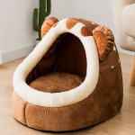 Koerte ja kasside kennel poolkinnine talvine soe koguhooaja madrats Teddy lemmikloomatarbed suurtele, keskmistele ja v&auml;ikestele koertele S=(30*30*28)