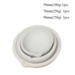 100g-5000g k&otilde;rge temperatuuriga kvartskaussi tiigel Ahju sulatusvalu Rafineerimine kullast h&otilde;bedast ehete t&ouml;&ouml;riistad 58/70/90mm