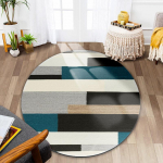 &Uuml;mmargune vaip elutoa kaunistus magamistoa diivan libisemiskindel p&otilde;randamatt arvutitooli p&otilde;randamatt diameter 160CM