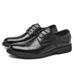 Meeste formaalsed nahast kingad Klassikaline retro h&auml;rrasmehe stiil V&auml;litingimustes vaba aja veetmiseks &auml;ripeoks Kontorisse pulmadeks Suurused 39-47 47 must