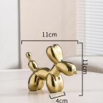 11 cm minikeraamiline &otilde;hupall, koer abstraktne ornament, loominguline skulptuur, &otilde;ppetuba, kuju, kodukontori aksessuaarid festivali kaunistus
