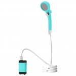 V&auml;litingimustes matkamine du&scaron;&scaron; Veekindel Laetav Kaasaskantav Elektriline Du&scaron;ipump Matkamiseks Seljakotiga Reisimiseks Rannas Lemmikloomade Vannitamiseks sinine