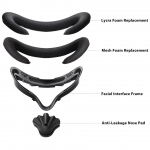 Vahtasendus Laiendatud 3D Kujuga N&auml;oliidese Klamber Tarvikud Oculus Quest 2 jaoks Hingav Higikaitse N&auml;opadi