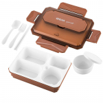 MeyJig l&otilde;unakarp Lekkekindel mikrolaineahjus t&ouml;&ouml;tav Bento Box suure mahutavusega toidukonteiner 1200 ml sinine