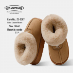 Rogue Rabbit naiste k&otilde;rge karvaga voodriga puuvillased talvesussid ja lumesaapad Size 36-37