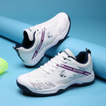 Meeste ja naiste sulgpallijalatsid Lauatennisejalatsid paaridele V&otilde;rkpallitossud Libisemisvastased vabaajajalatsid 36 valge/sinine