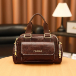 Retro rihmaga kott Crossbody kott Naiste k&auml;ekott Lihtne k&auml;ekott naiste igap&auml;evaseks t&ouml;&ouml;le k&auml;imiseks tume kohvi v&auml;rv