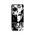 Coque de t&eacute;l&eacute;phone - Maniacase - Huawei P60 Pro - Anime manga - Noir et blanc - Souple