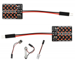 2 szt Panel 24 LED 12V T10, SV8.5, T4W CANBUS 1000lm czerwony Off-Road