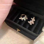 Ni&scaron;i Disainitunnetus Kest Tsirkoon Liblikas K&otilde;rva Klipp Naiste Kerge Luksus Elegantne Peen Mood Isikup&auml;rastatud Mitmek&uuml;lgsed K&otilde;rvar&otilde;ngad