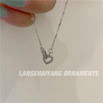 2025. aasta suvine armastuskaelakee &ndash; elegantne kerge ja luksuslik rangluukett naistele Heart necklace