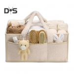 Beebim&auml;hkmete korv k&auml;epidemega, mitu sektsiooni, suur mahutavus, kaasaskantav beebim&auml;hkmete korv-organisaator, hoiukott valge