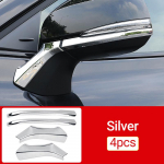 Autotarvikud Toyota Corolla Cross XG10 2021 2022 2023 h&uuml;briid-ABS-tahavaatepeegli dekoratiivriba katte kleebiste jaoks h&otilde;be