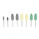 8 tk Valgusk&otilde;vastunud vaiguga hammaste poleerimispuri komplekt Hambapoleerimispuuritera vahetustarvik