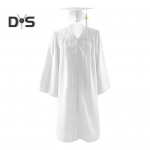 L&otilde;pukleidim&uuml;ts tutiga komplekt 2025. aasta lend L&otilde;petamise peokost&uuml;&uuml;m Unisex Akadeemiline riietus keskkoolile &uuml;likoolile XXL valge