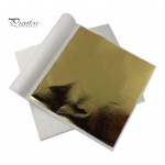 100 lehte imitatsioon kullast foolium Metallik foolium ruudud killusulamist foolium kullamiseks, k&uuml;&uuml;nte kaunistamiseks isetegemise teel vaigust k&uuml;&uuml;nal krohv k&auml;sit&ouml;&ouml;