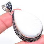 Scolecite Handmade 925 Sterling Silver Jewelry Pendant 2.40 d6f03