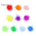 10 tk Tantsusallid Žongleerimissallid Pestavad Mitmeotstarbelised Laste Liikumis&otilde;pe Haridus V&auml;rvilised Sallid Muusika Aksessuaarid 10pcs mitmev&auml;rviline