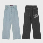 ADWYSD Meeste Hip-Hop Retro Lahtised Vabaaja Teksad S